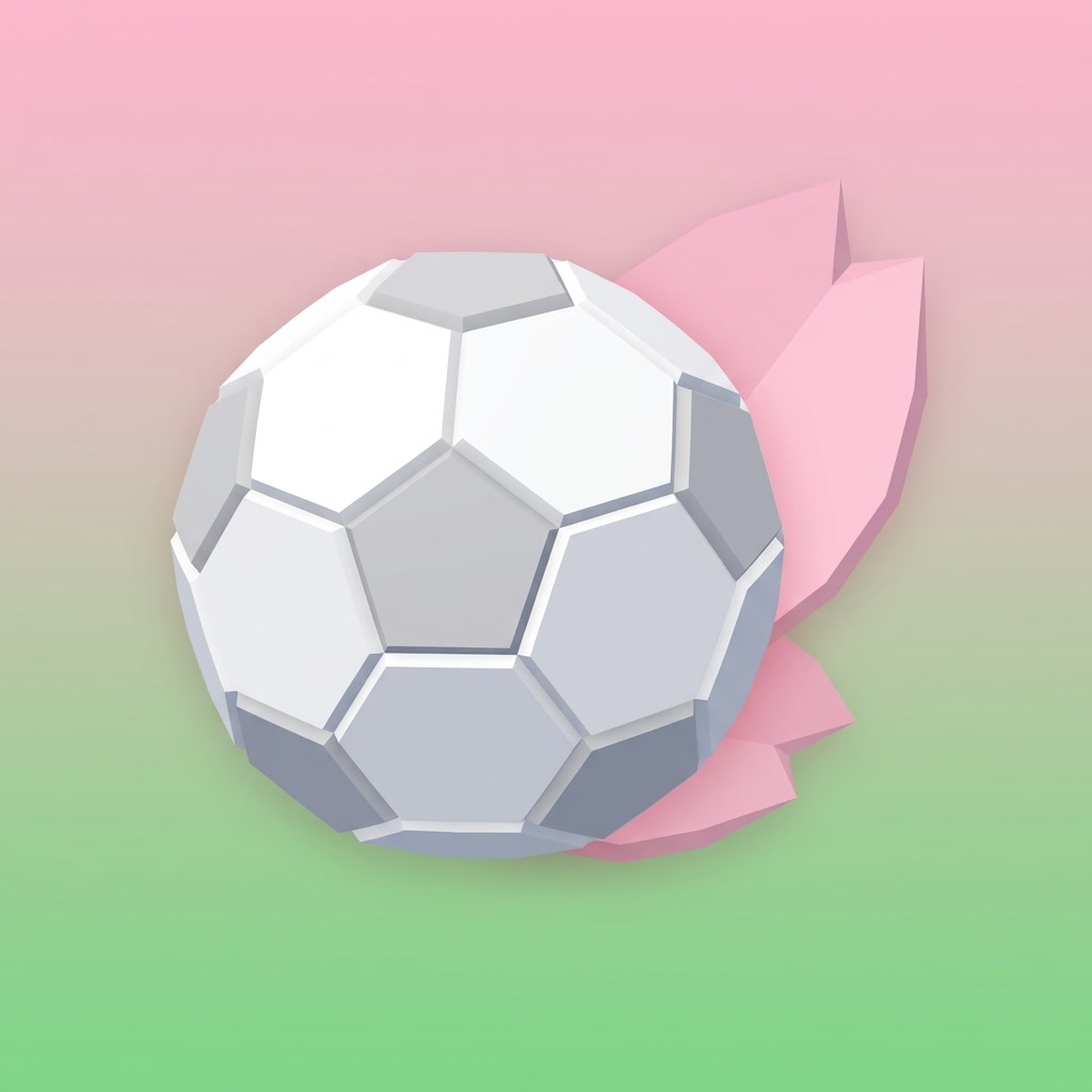 Sakura Brick Football Icon