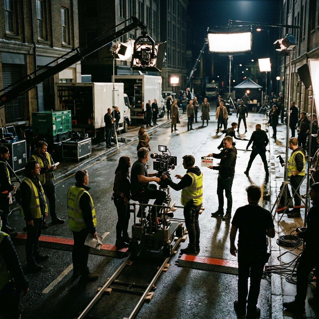Cinematic Shooting Scene