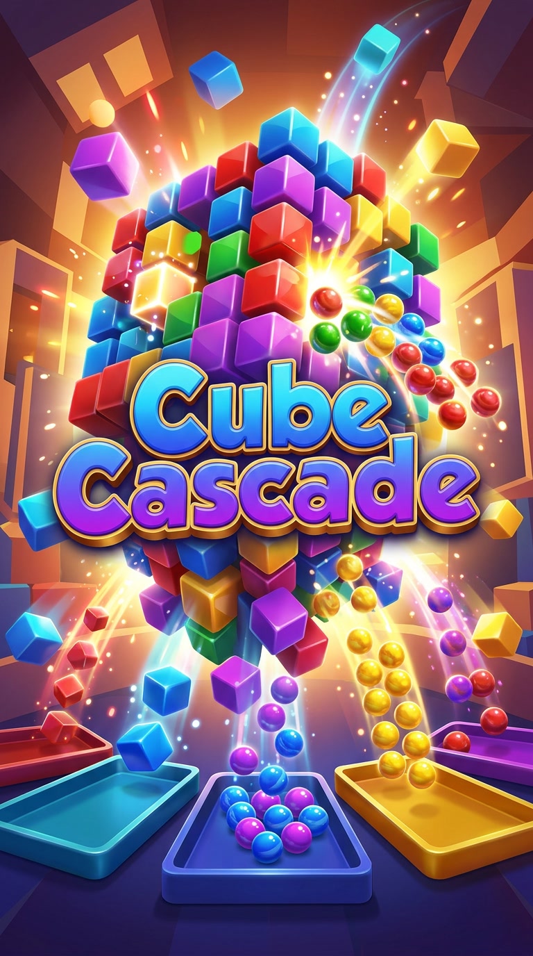 Cube Cascade Hero Artwork