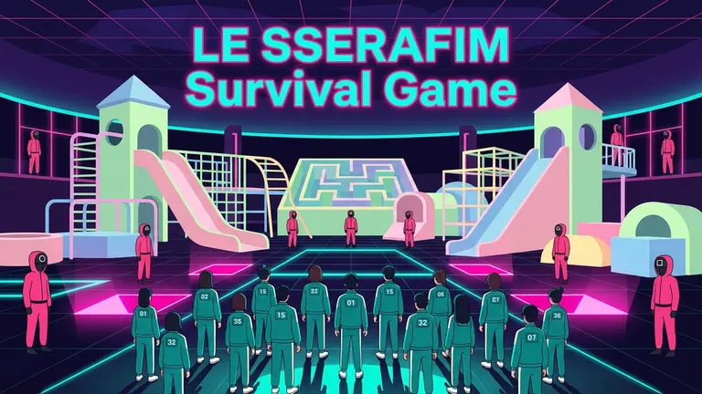 LE SSERAFIM Survival Game