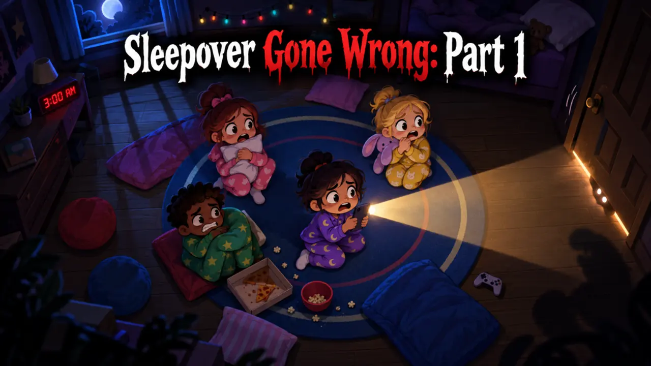 Sleepover Gone Wrong: Part 1 gameplay