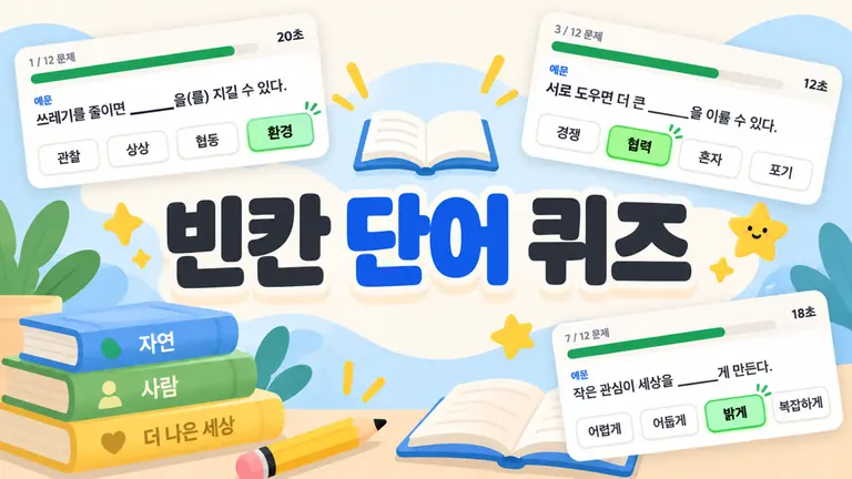 Blank Word Quiz