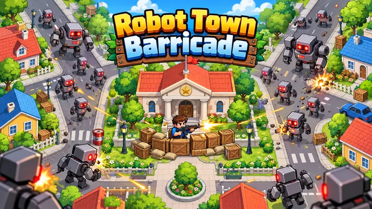 Robot Town Barricade