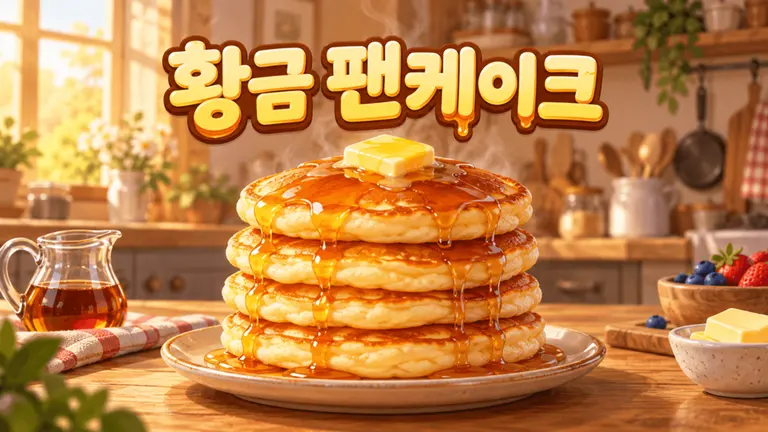 황금 팬케이크