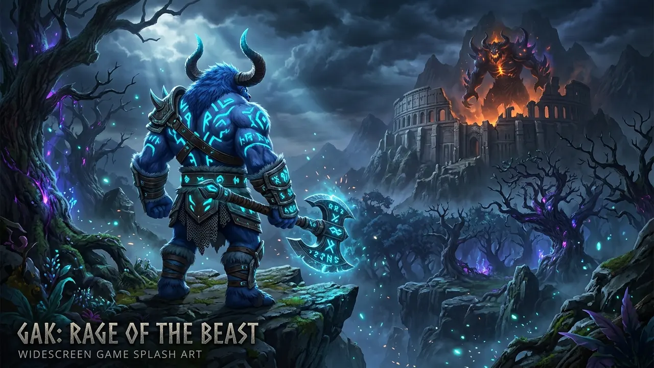 GAK: Blue Monster gameplay