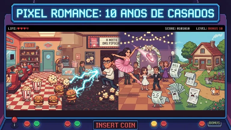 Pixel Romance: 10 Anos de Casados