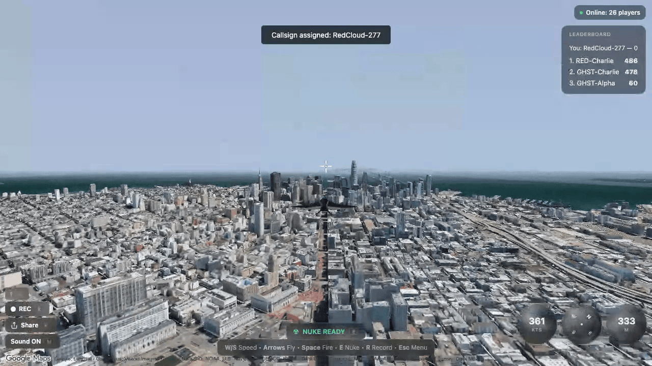 Flyover screenshot 1