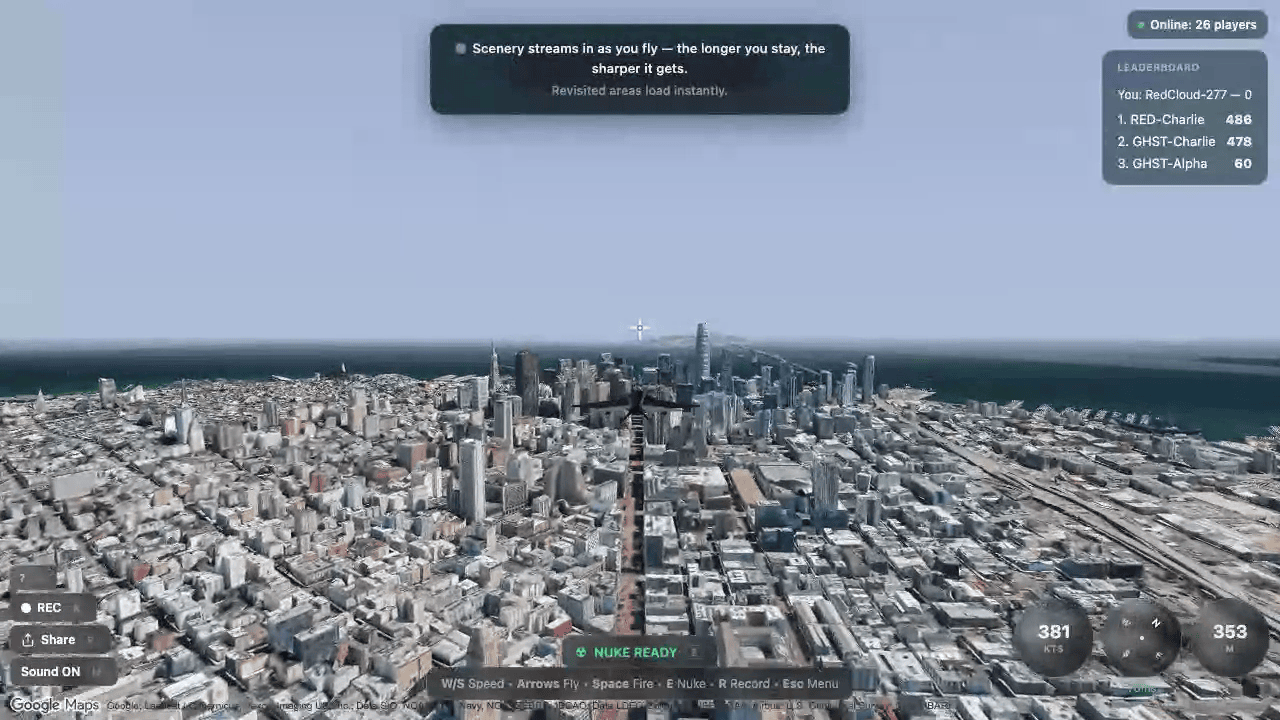 Flyover screenshot 2