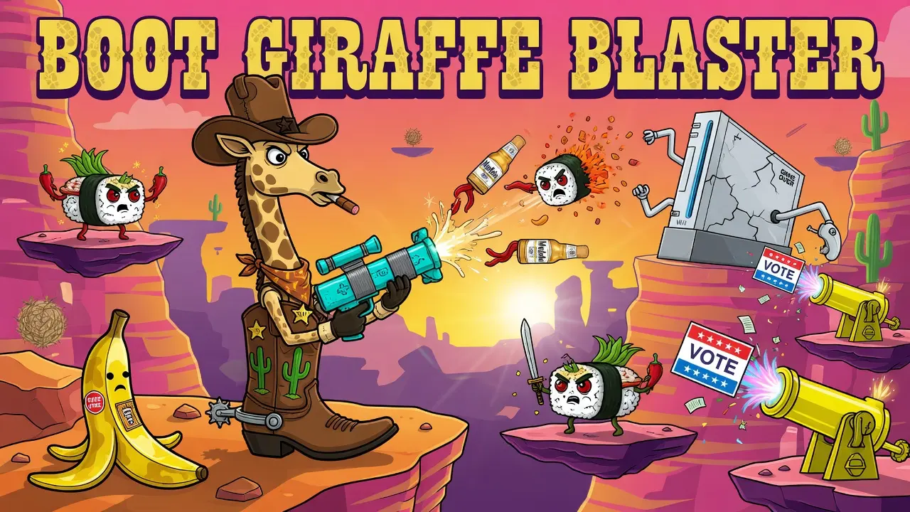 Boot Giraffe Blaster gameplay
