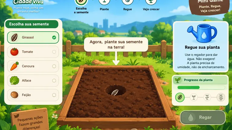 Cidade Viva: Plant, Water and Watch It Grow