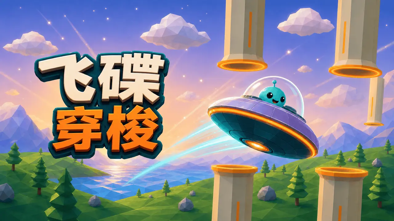 飞碟穿梭 gameplay