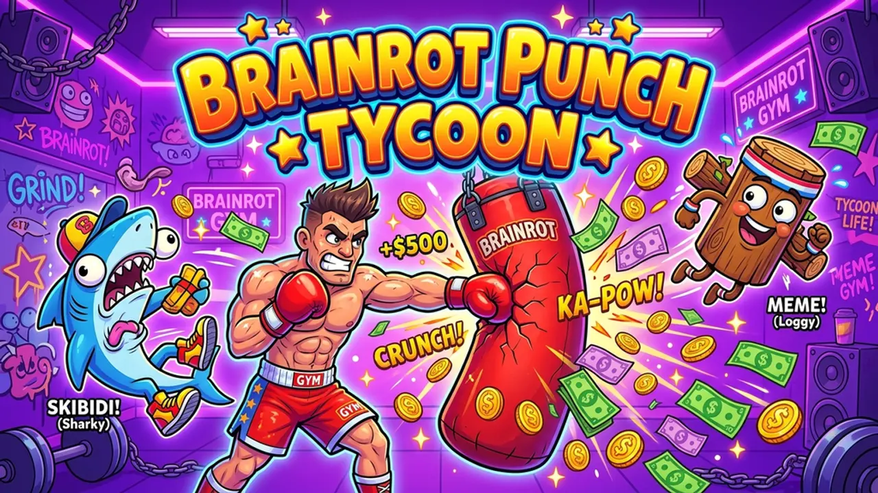 Brainrot Punch Tycoon gameplay