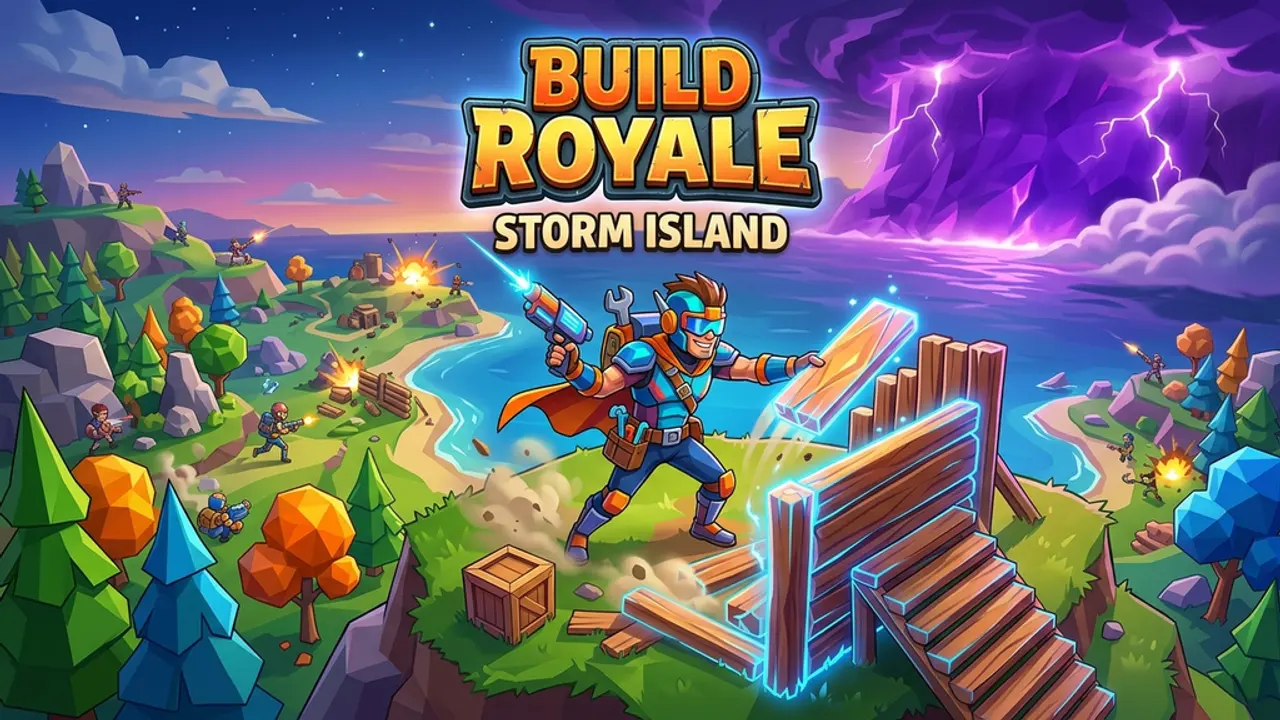 Build Royale: Storm Island gameplay