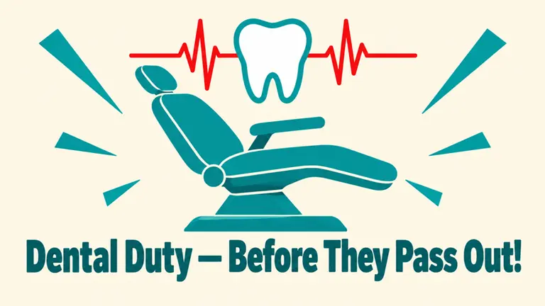 Dental Duty — Before They Pass Out!