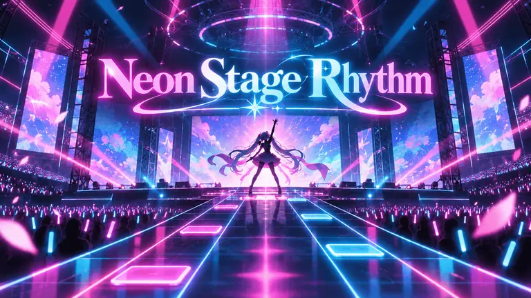 Neon Stage Rhythm
