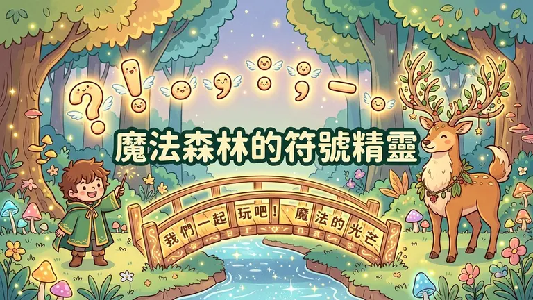 Punctuation Sprites of the Magic Forest