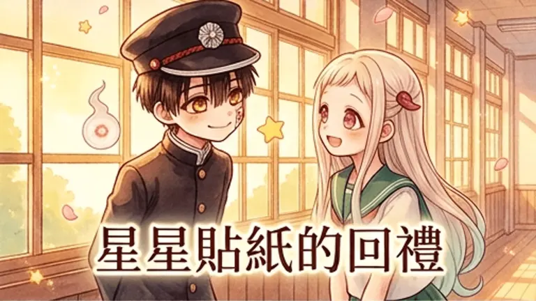 星星貼紙的回禮