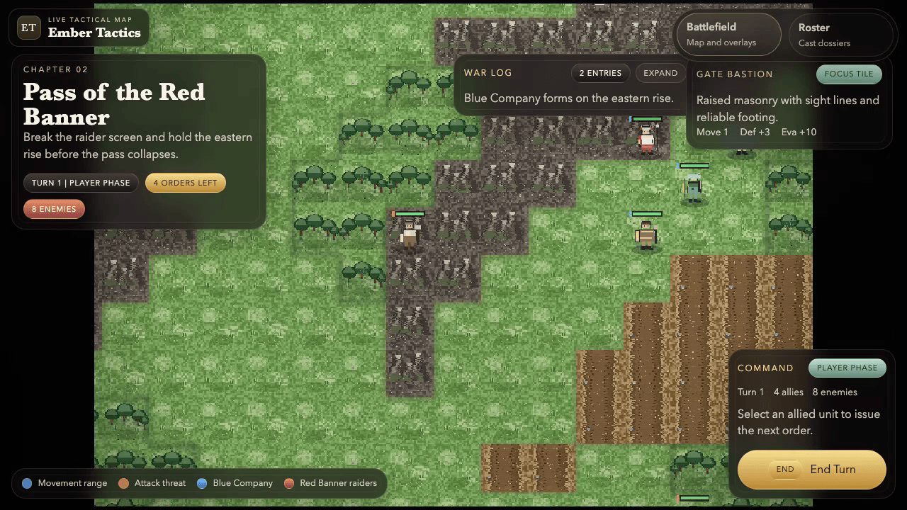 Ember Tactics screenshot 1