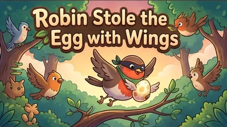 Robin Stole the Egg with Wings