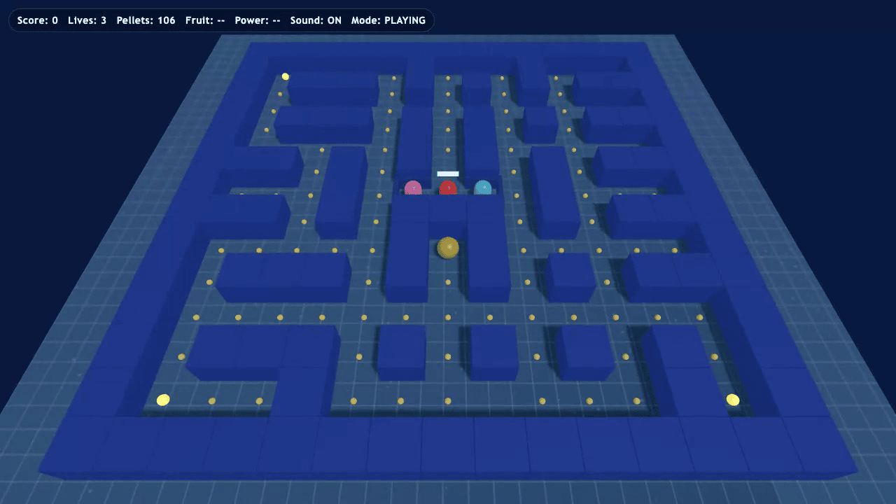 Pac-Man 3D screenshot 1