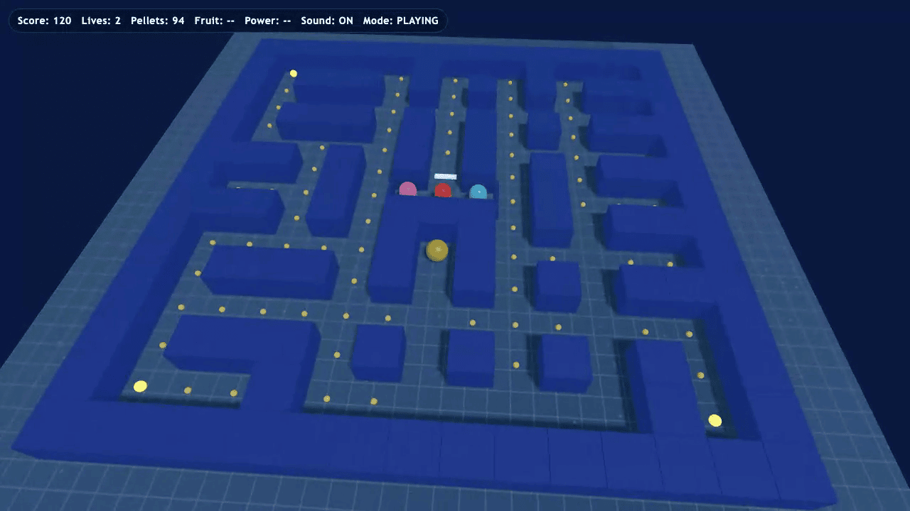 Pac-Man 3D screenshot 2