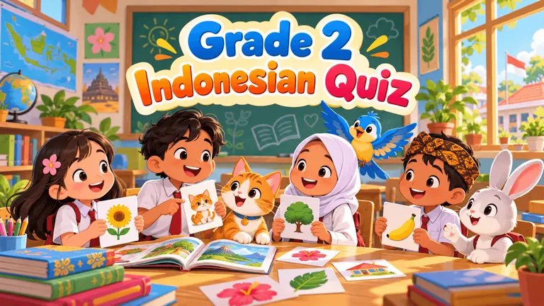 Grade 2 Indonesian Quiz