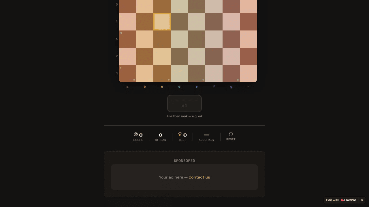 64 Squares Game screenshot 1