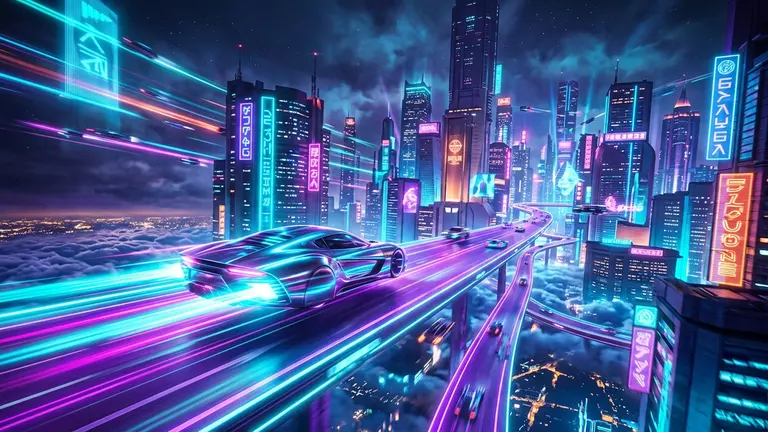 Neon Sky Rush
