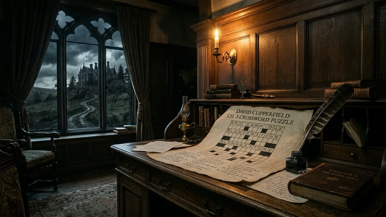 David Copperfield: Crossword gameplay