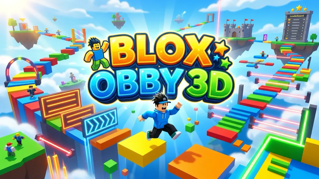 Blox Obby 3D gameplay