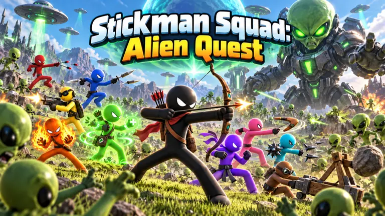 Stickman Squad: Alien Quest
