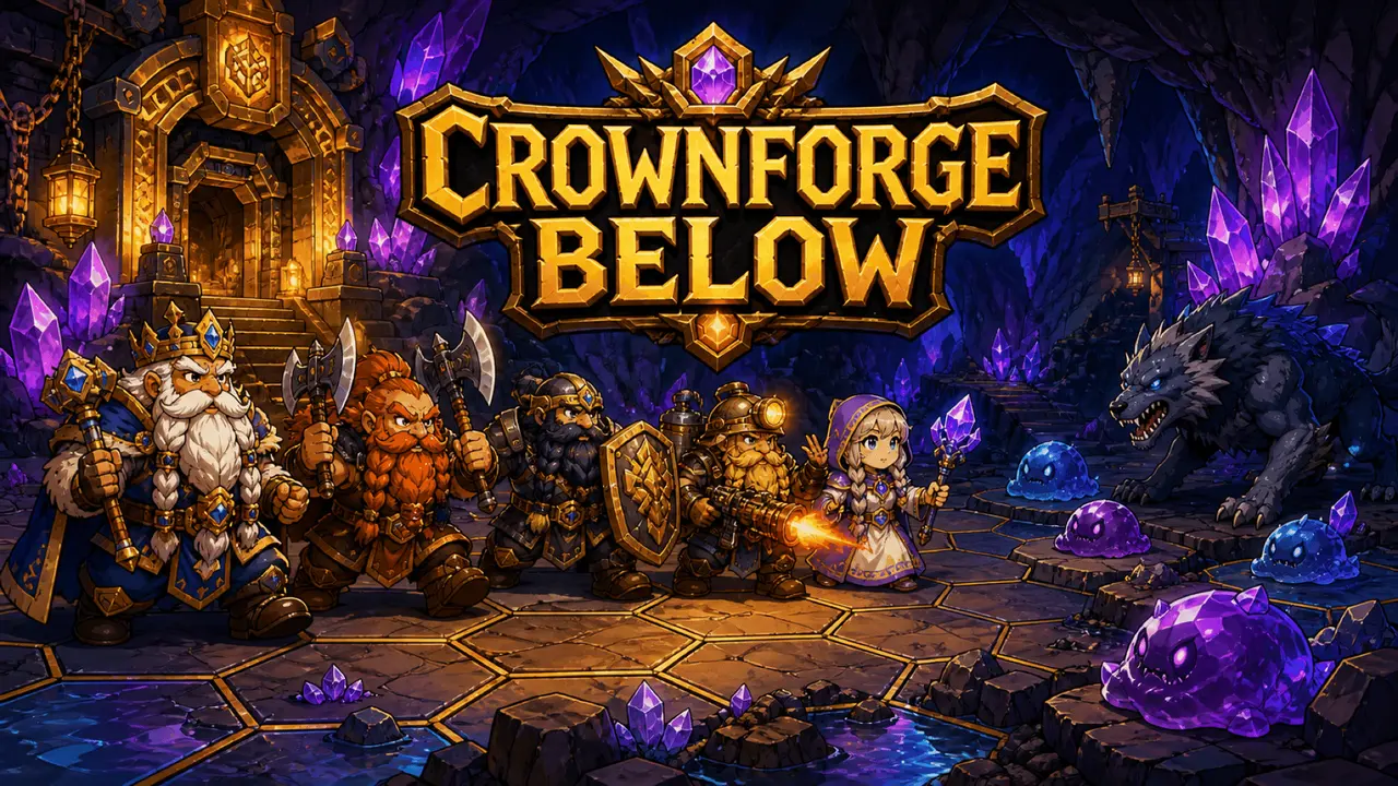 Crownforge Below gameplay