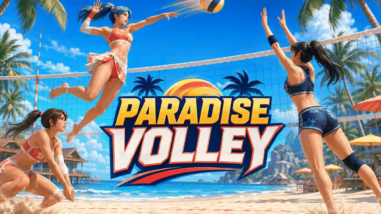Paradise Volley gameplay