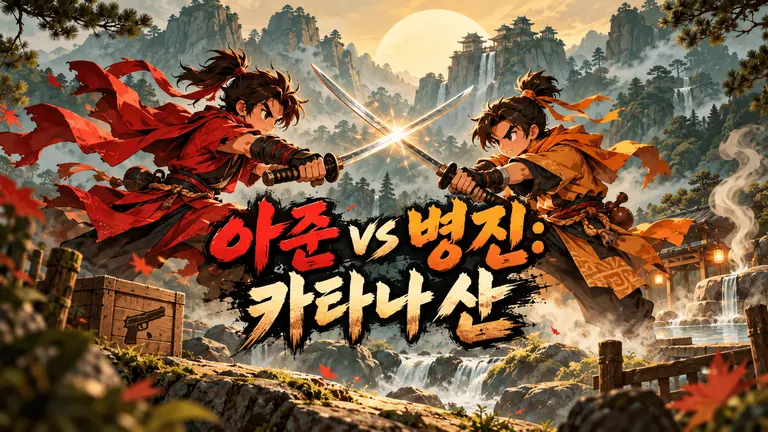 아준 vs 병진: 카타나 산