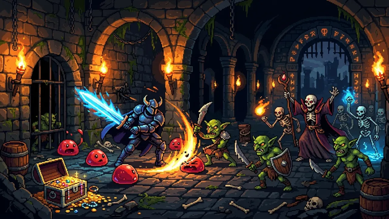 Dungeon Hero RPG gameplay