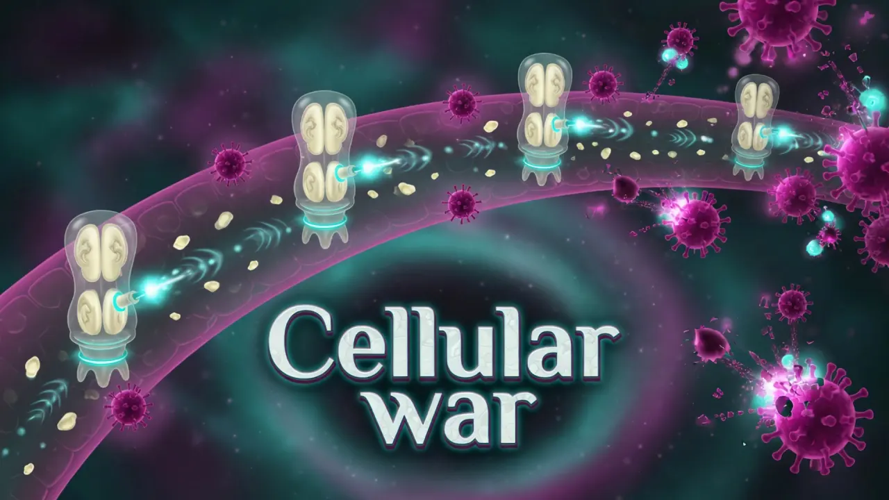 Cellular war gameplay
