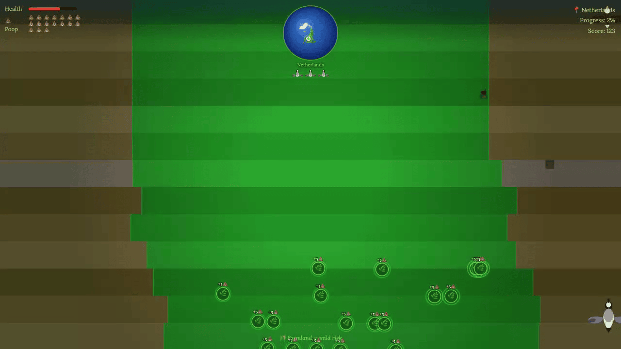 Green Wave-Surfing Geese screenshot 1