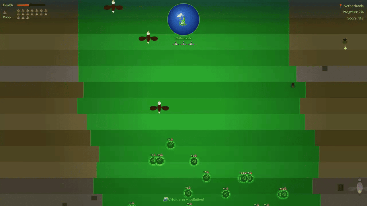 Green Wave-Surfing Geese screenshot 2