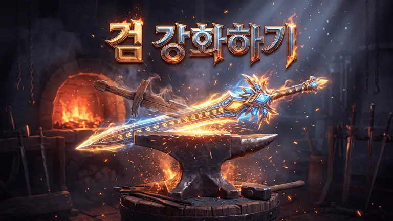 검 강화하기