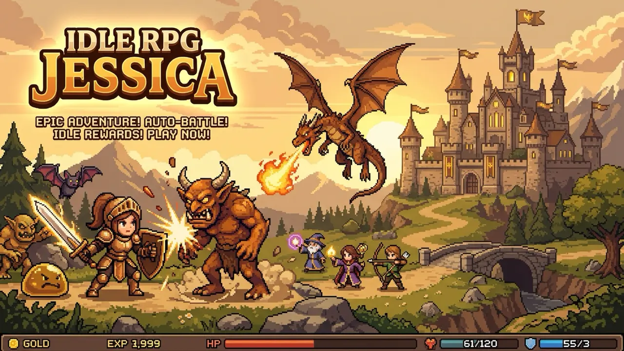 IDLE RPG : JESSICA gameplay
