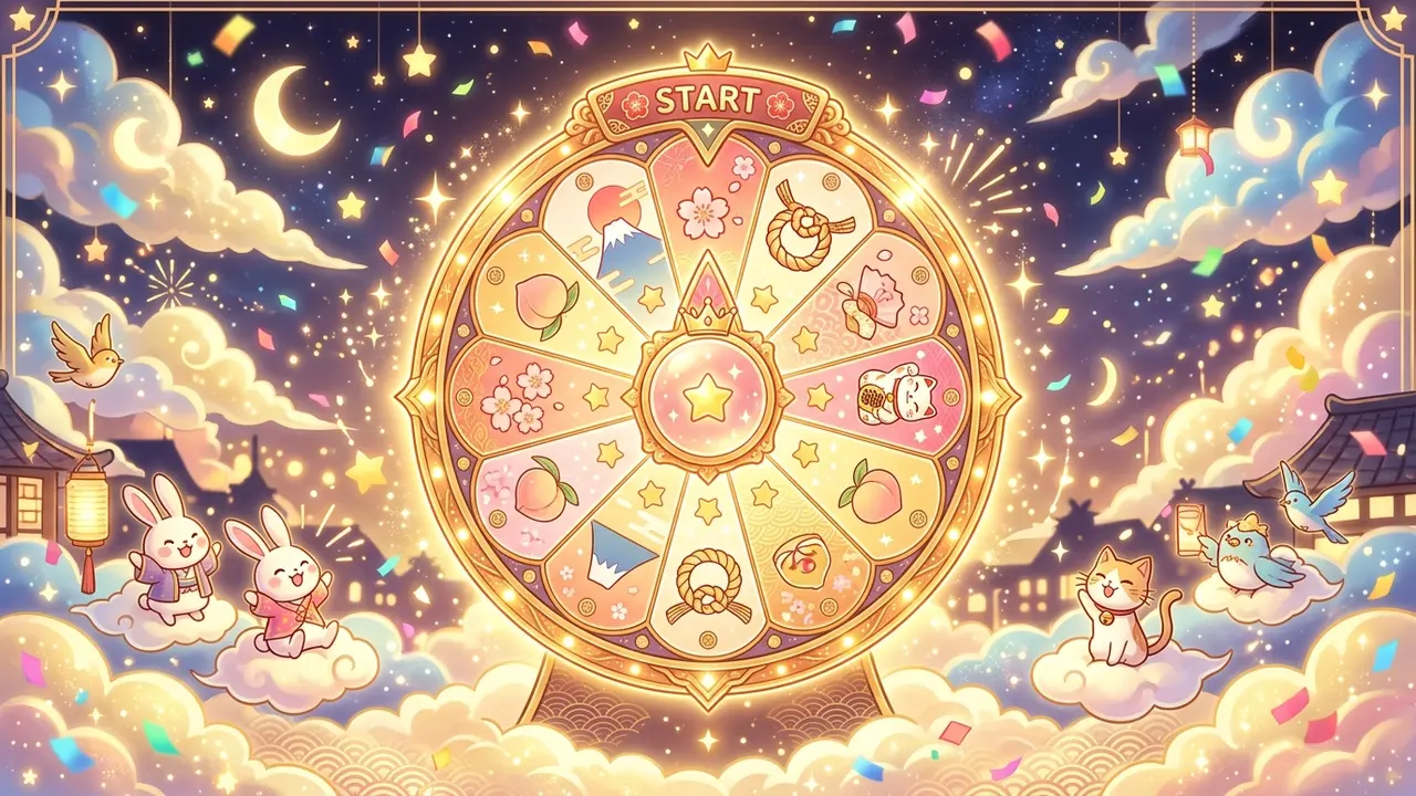 ポジティブルーレット占い gameplay