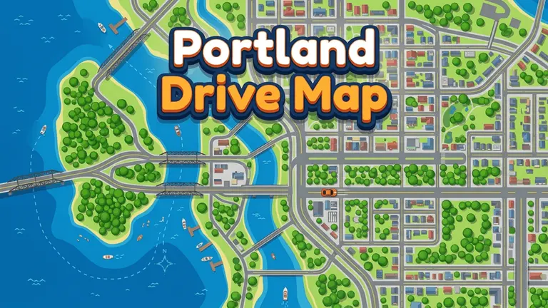 Portland Drive Map