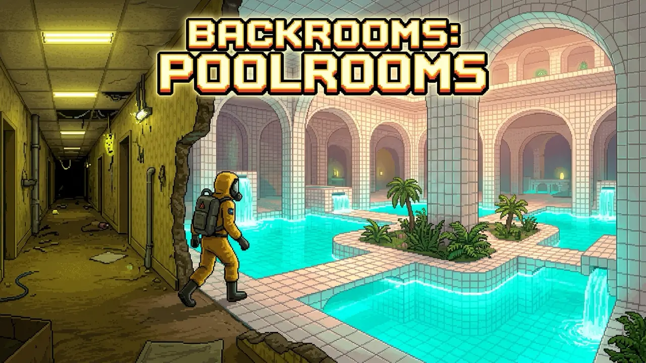 Backrooms: Poolrooms gameplay