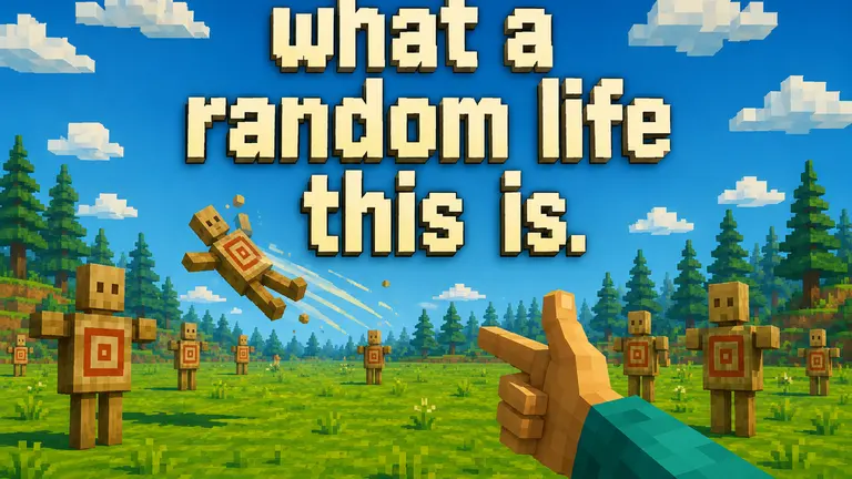 what a random life this is.
