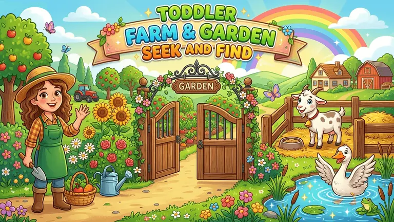 Toddler Farm & Garden Seek and Find