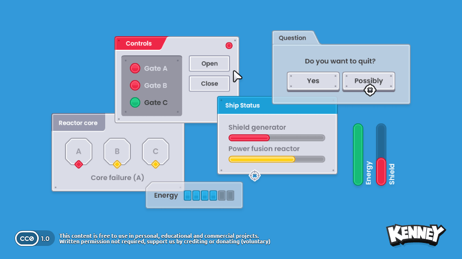 UI Pack - Sci-Fi hero