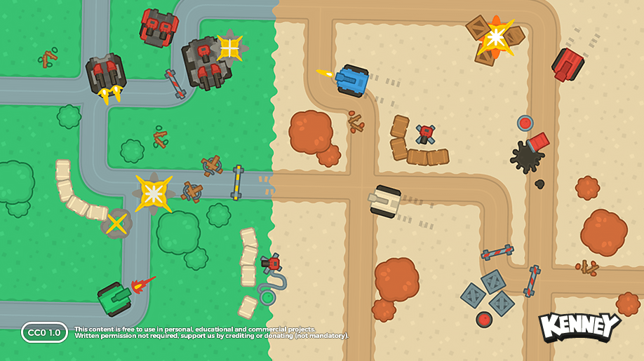 Top-down Tanks Redux hero