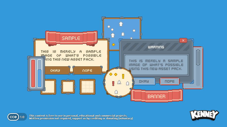 UI Pack - Pixel Adventure hero