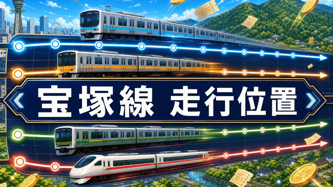 宝塚線 走行位置 gameplay