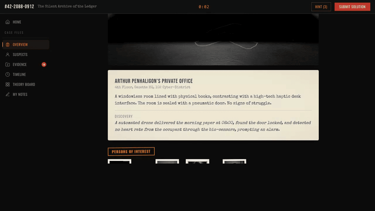 Case Files screenshot 1